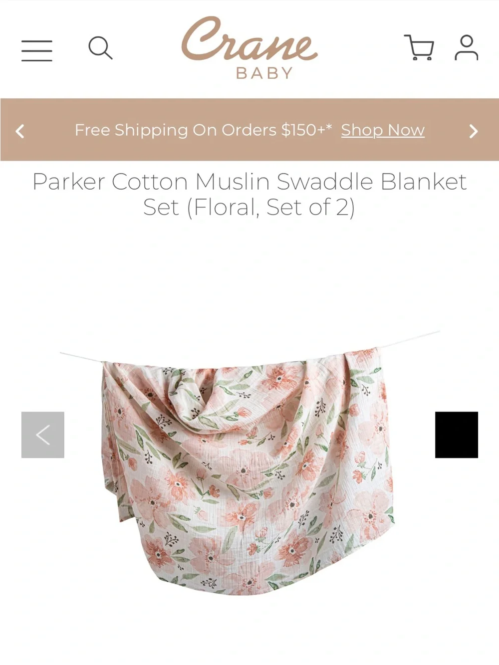 Muslin Swaddle Blanket Set